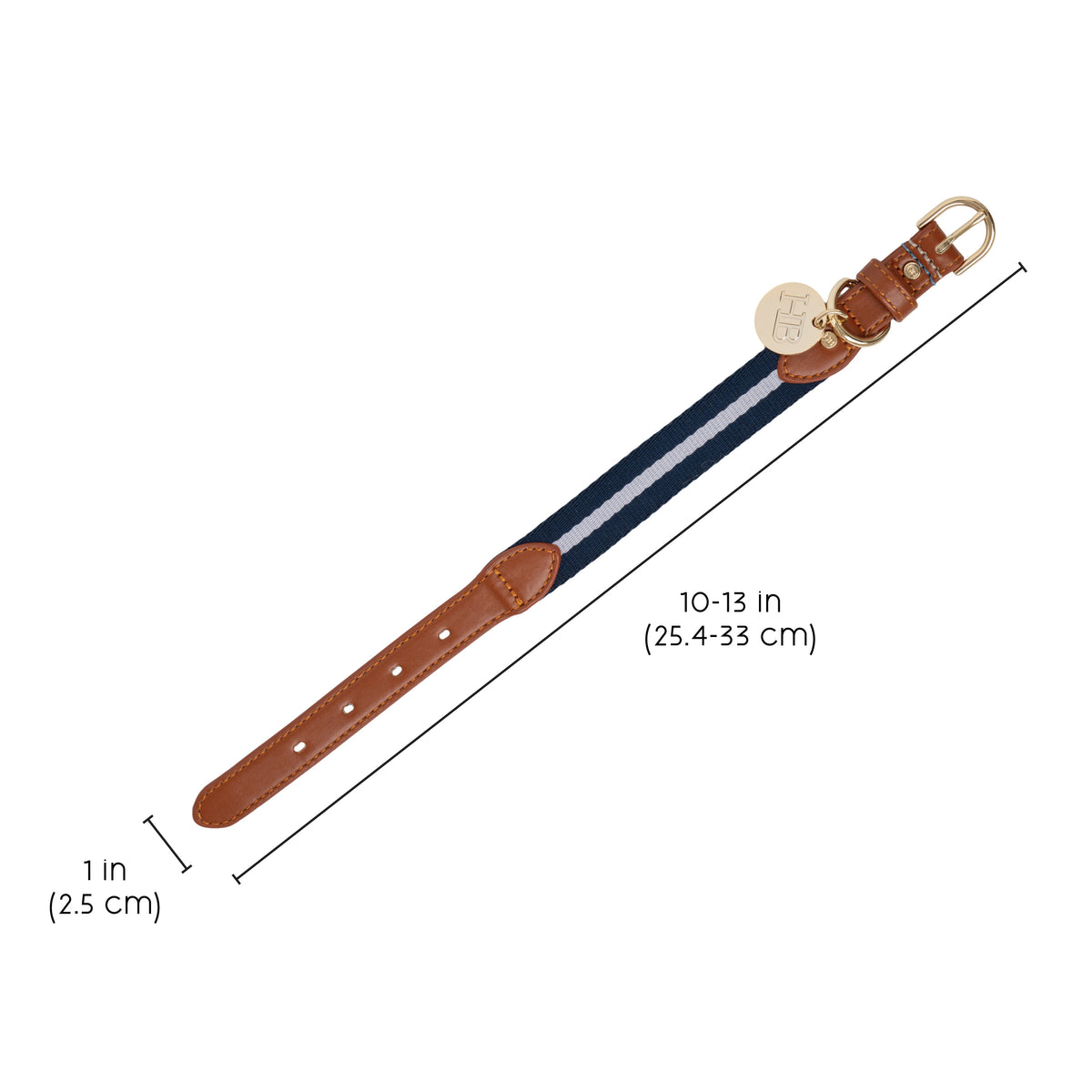 Duo Color Signature Stripe Collar